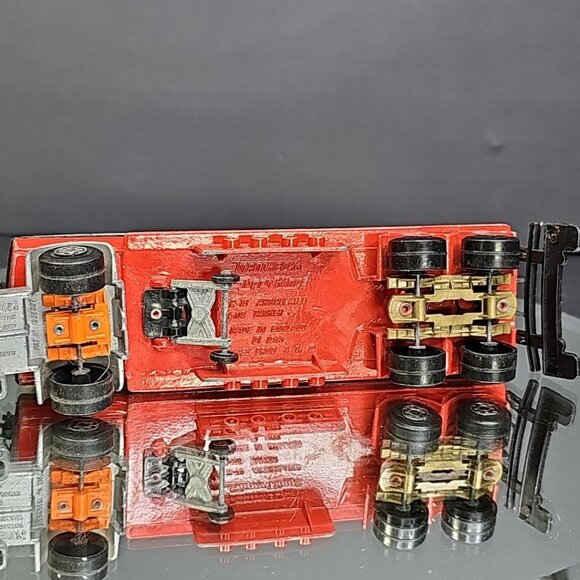 1973 Matchbox Super Kings Texaco Tanker with Blue Scammell Tractor Semi UK - Picture 9 of 16